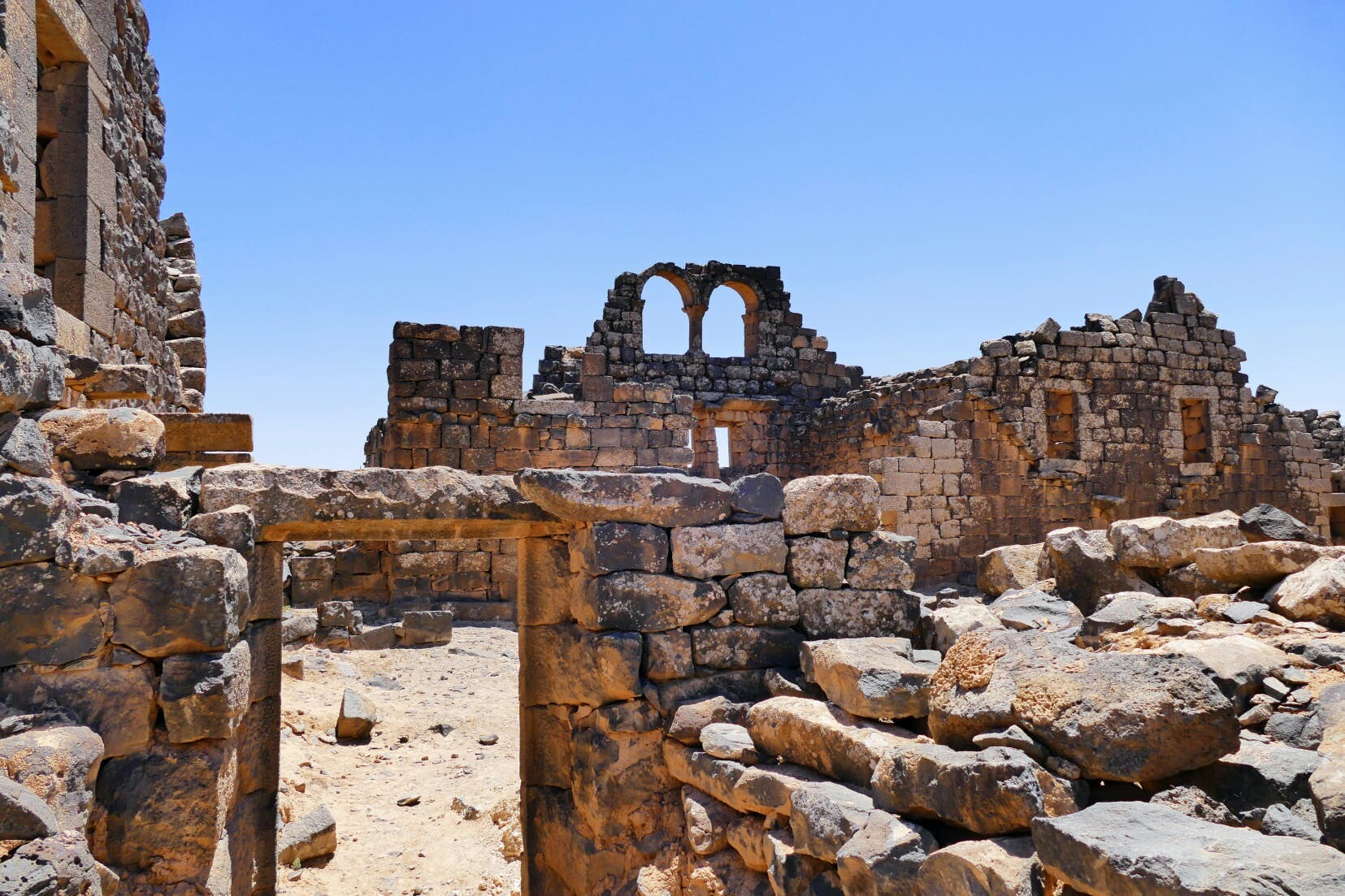 Umm Al Jimal ruins jordan