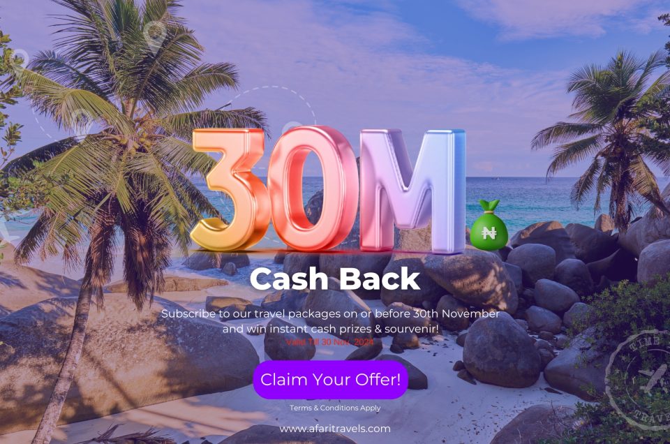 Holiday Cashback Promo – ₦30 Million Naira Giveaway!