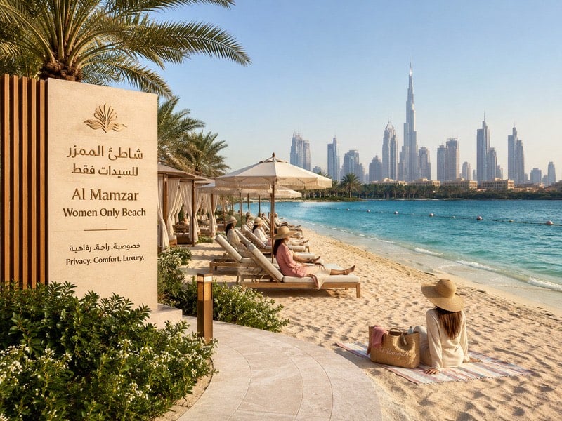 Al Mamzar women-only beach